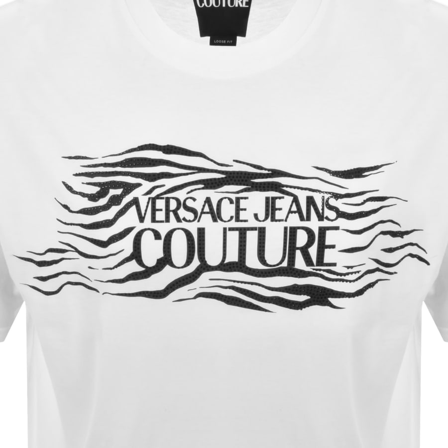 Image number 3 for Versace Jeans Couture Relaxed Fit T Shirt White