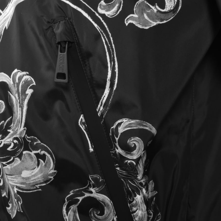 Image number 4 for Versace Jeans Couture Barocco Jacket Black