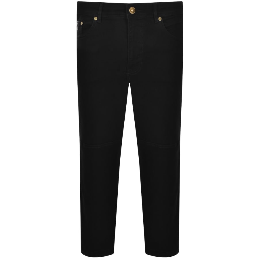 Image number 2 for Versace Jeans Couture Placket Jeans Black