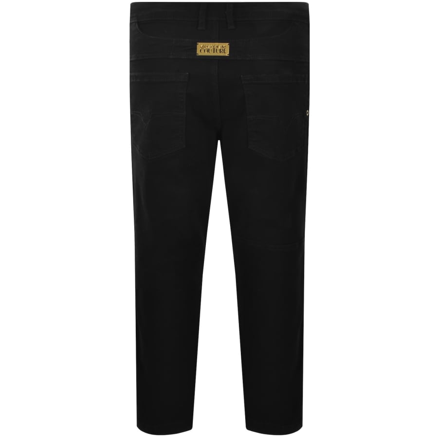 Image number 3 for Versace Jeans Couture Placket Jeans Black