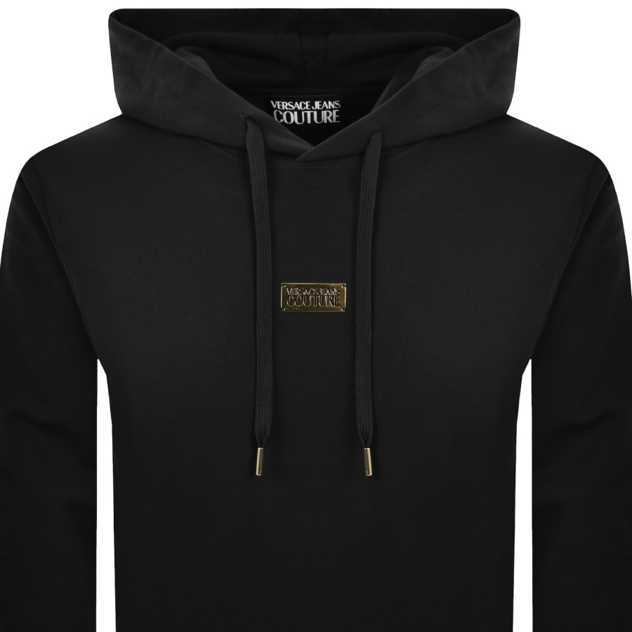 Image number 2 for Versace Jeans Couture R Placket Hoodie Black