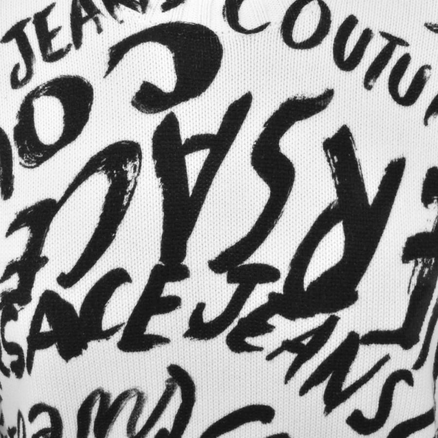 Image number 3 for Versace Jeans Couture Logo Jumper White