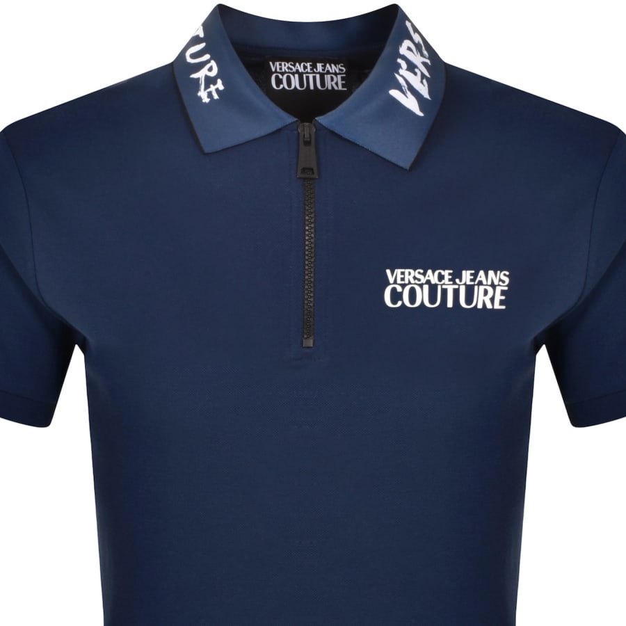 Image number 2 for Versace Jeans Couture Polo T Shirt Blue