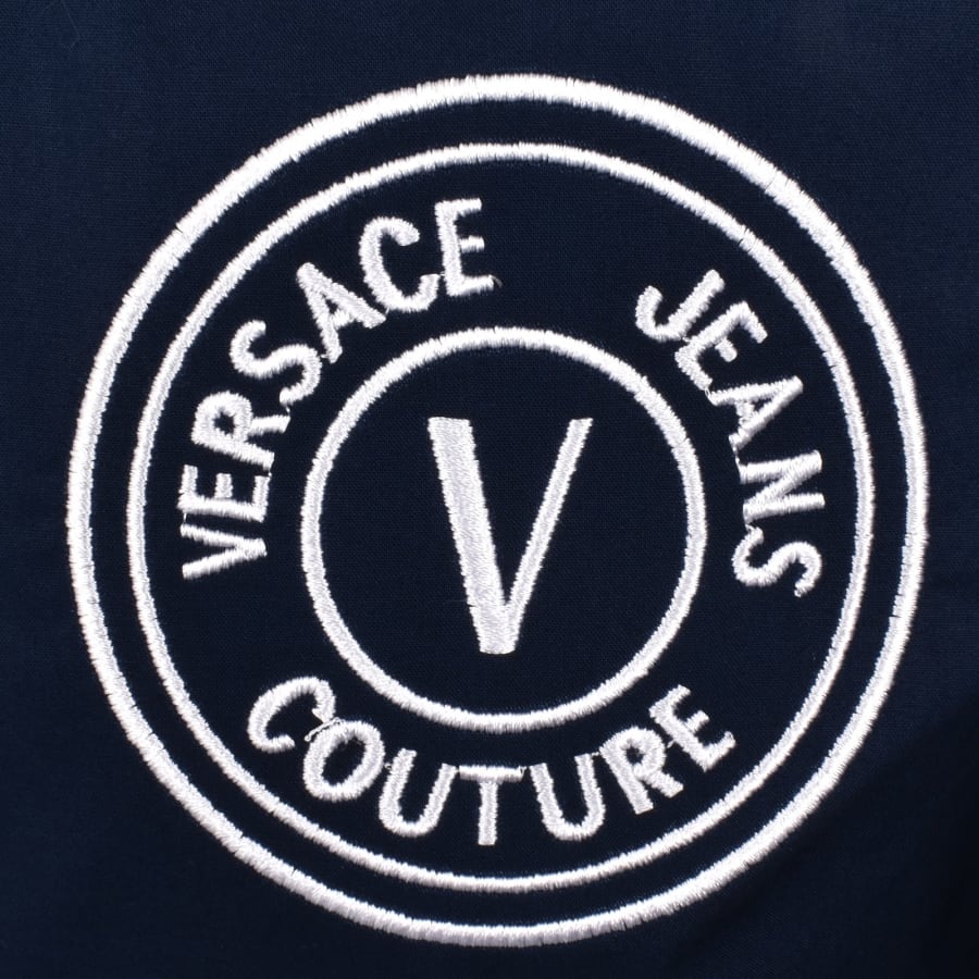 Image number 3 for Versace Jeans Couture Long Sleeve Shirt Blue