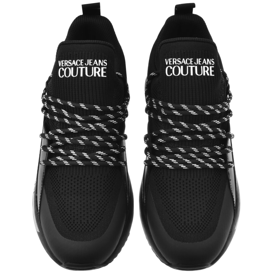 Image number 3 for Versace Jeans Dynamic SA3 Trainers Black