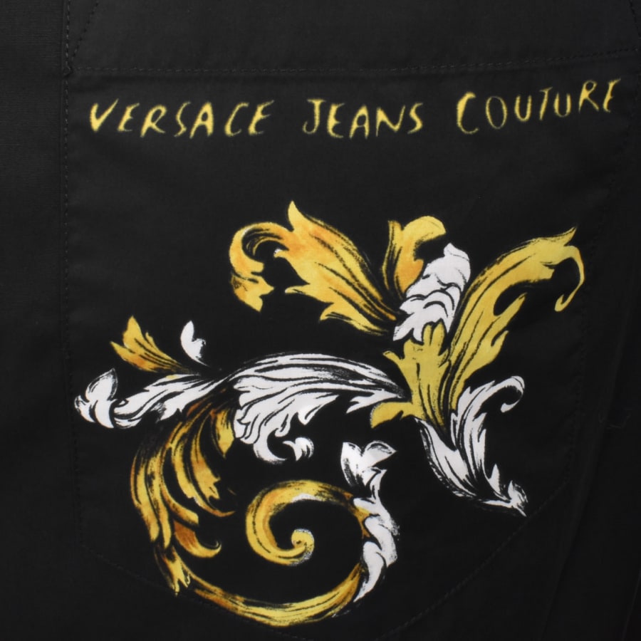 Image number 3 for Versace Jeans Couture Long Sleeve Shirt Black