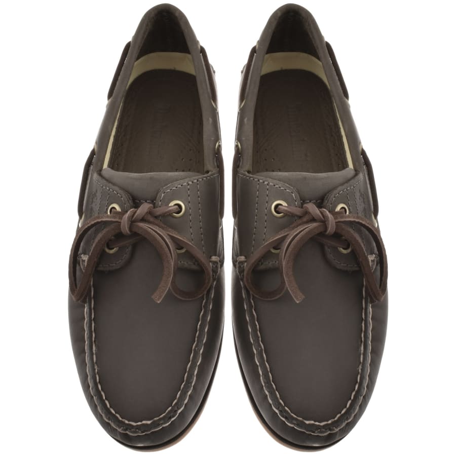 Image number 3 for Timberland Classic Boat Shoes Grey
