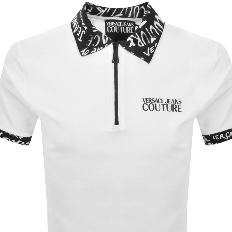 Image number 2 for Versace Jeans Couture Mania Polo T Shirt White