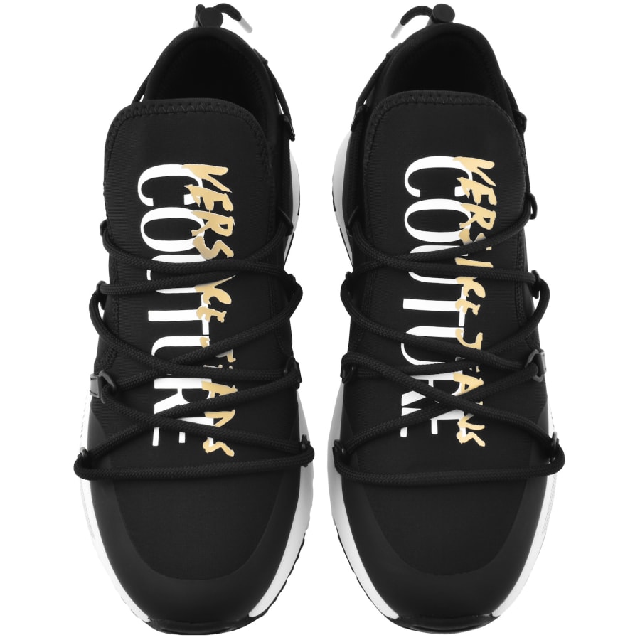 Image number 3 for Versace Jeans Couture Dynamic SA6 Trainers Black