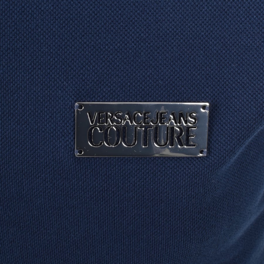 Image number 3 for Versace Jeans Couture Polo T Shirt Blue