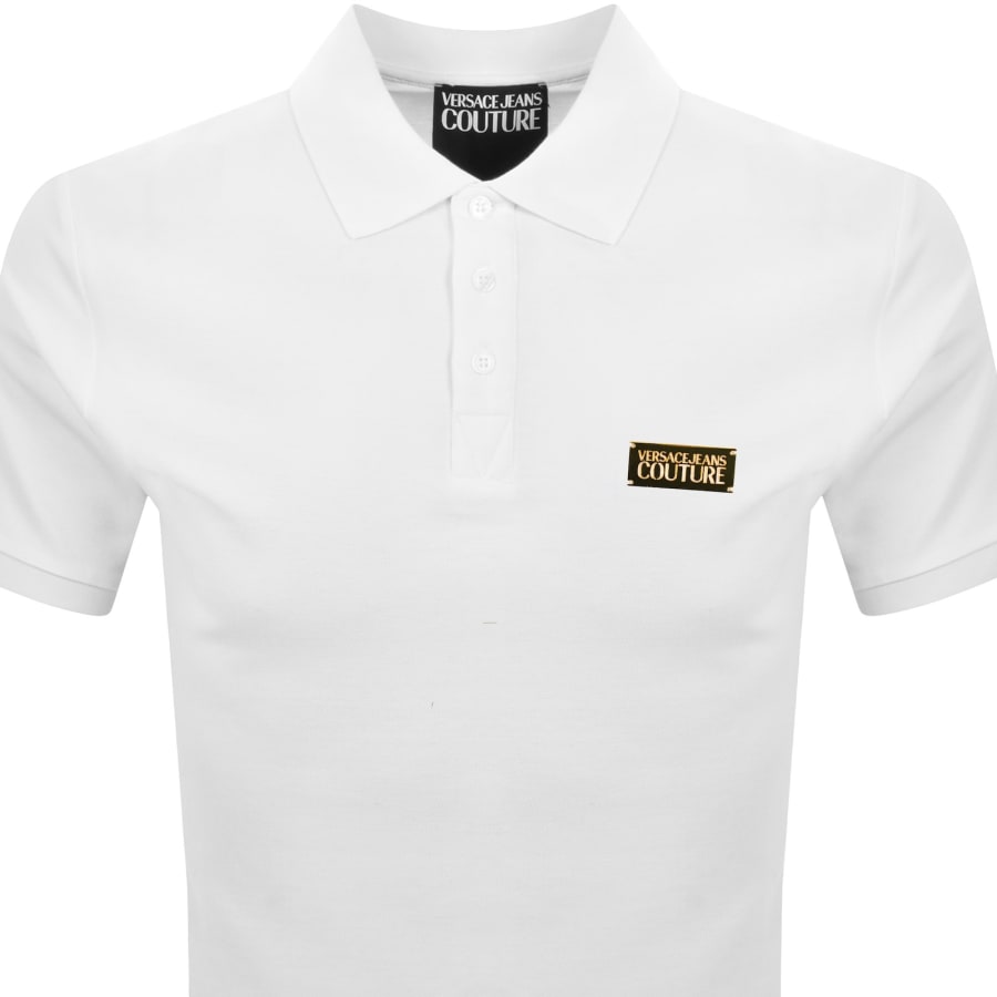 Image number 2 for Versace Jeans Couture Polo T Shirt White