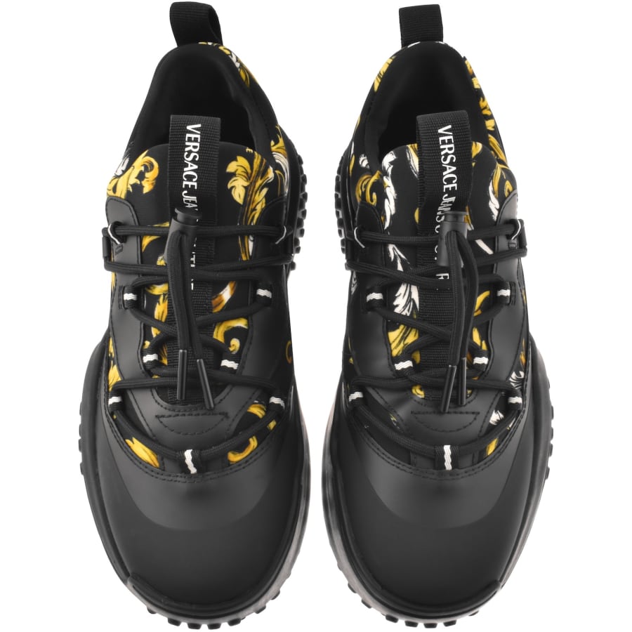 Image number 3 for Versace Jeans Couture Hyber Trainers Black