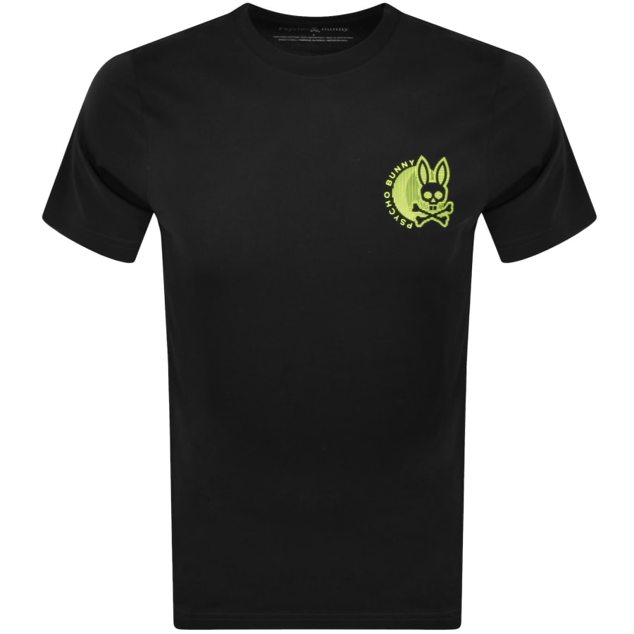 Image number 2 for Psycho Bunny Dan Sport Logo T Shirt Black