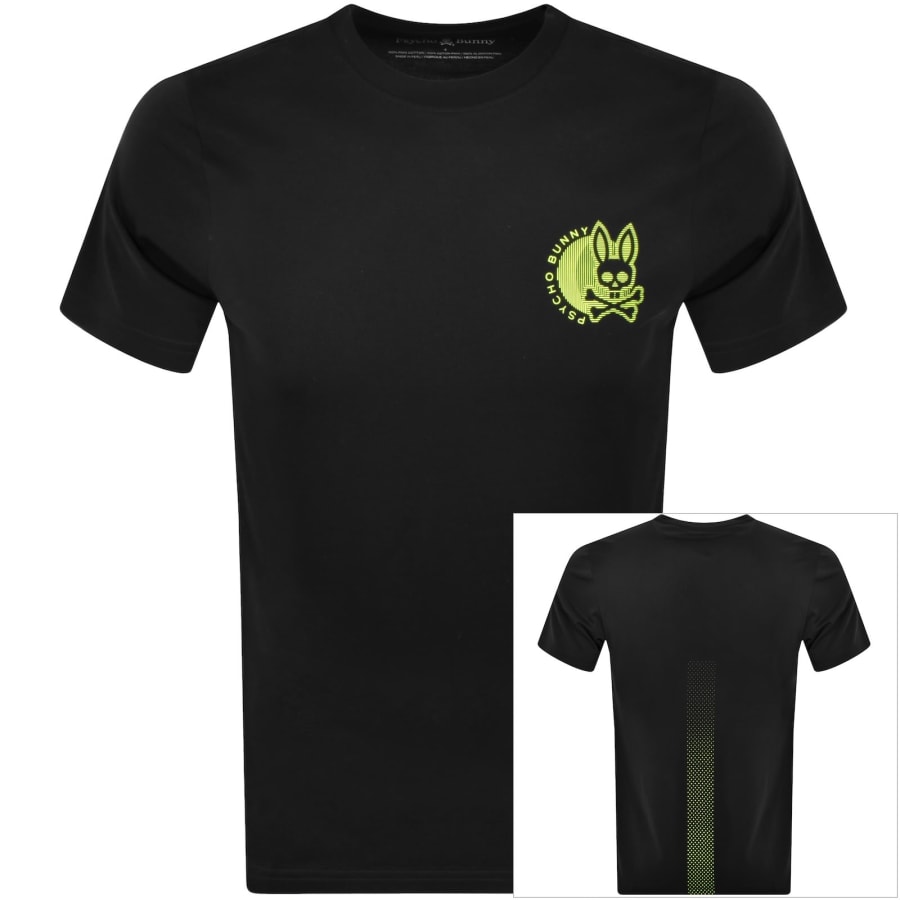 Image number 1 for Psycho Bunny Dan Sport Logo T Shirt Black