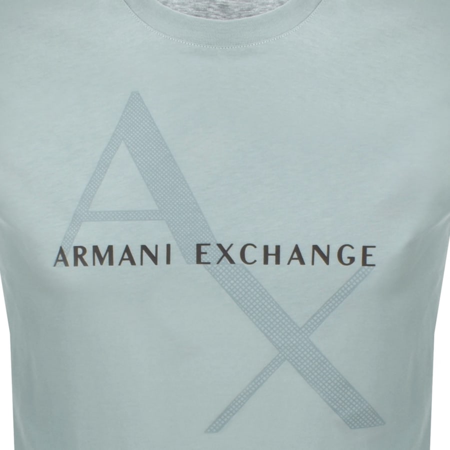 Image number 3 for Armani Exchange Crew Neck Logo T Shirt Green