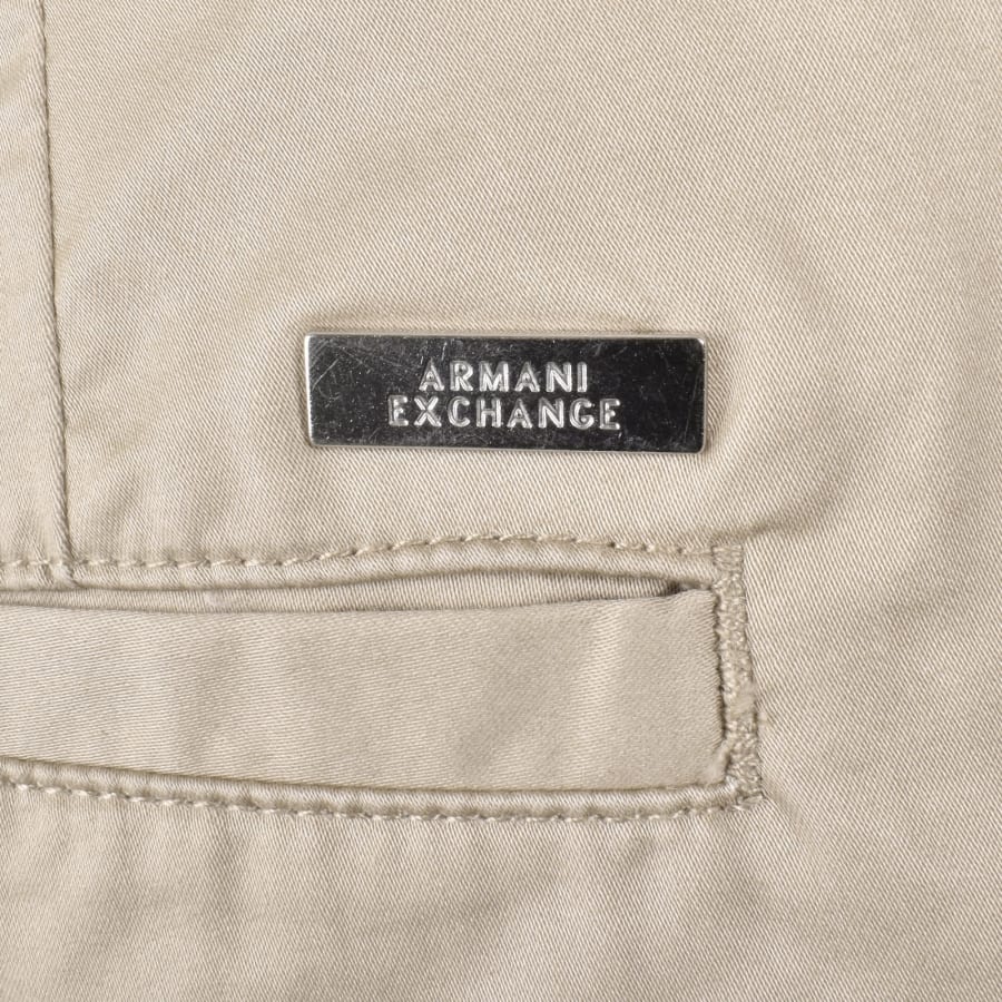 Image number 3 for Armani Exchange Bermuda Shorts Beige