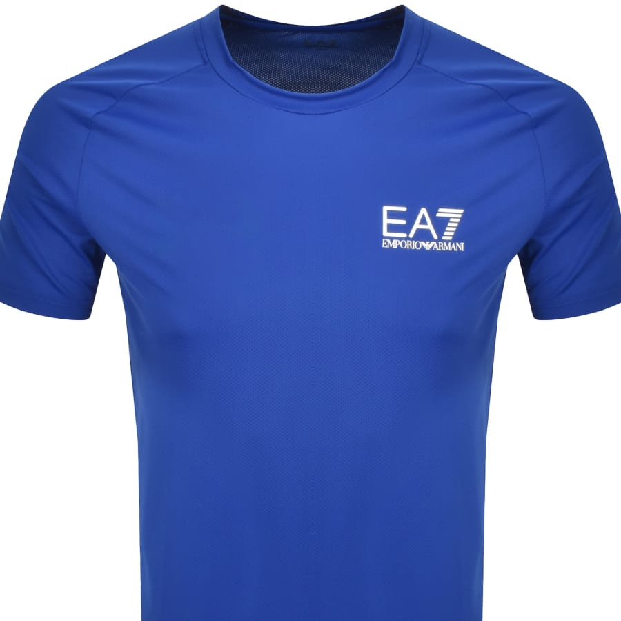 Image number 2 for EA7 Emporio Armani Ventus7 T Shirt Blue