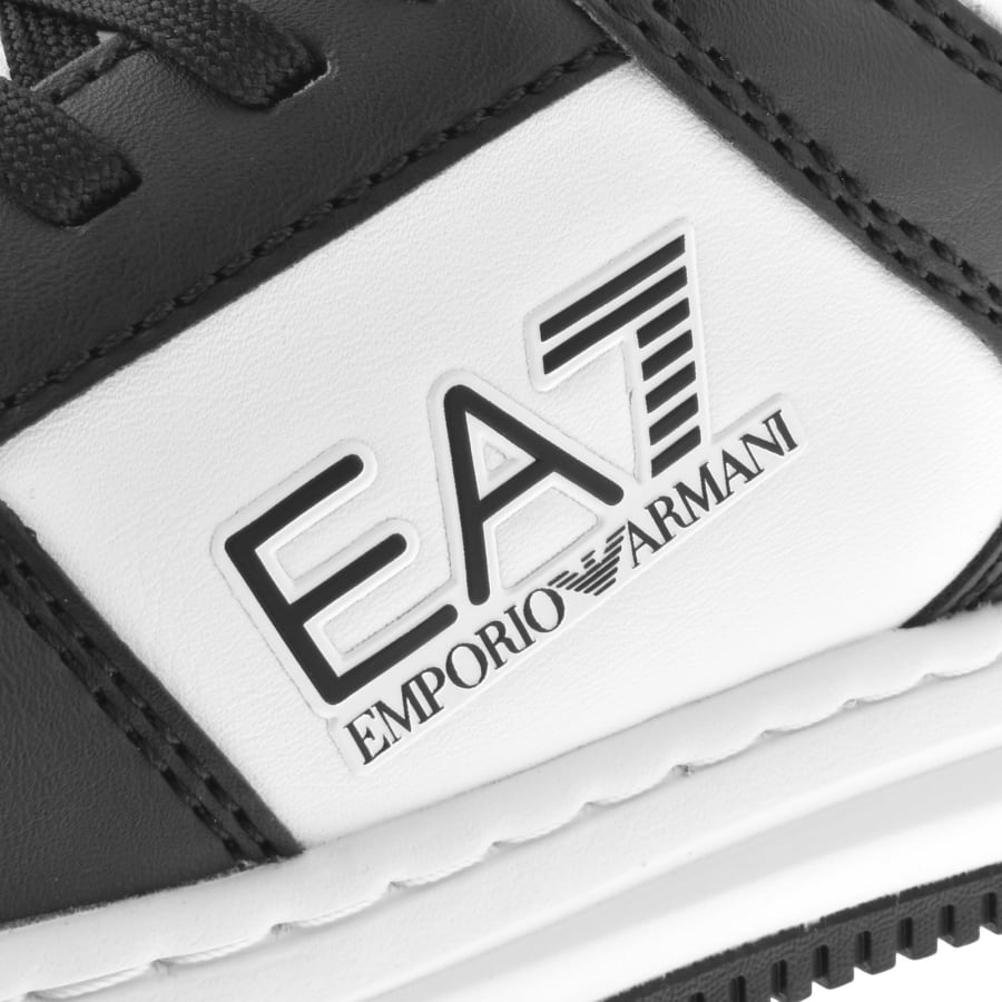 Image number 4 for EA7 Emporio Armani Logo Trainers White