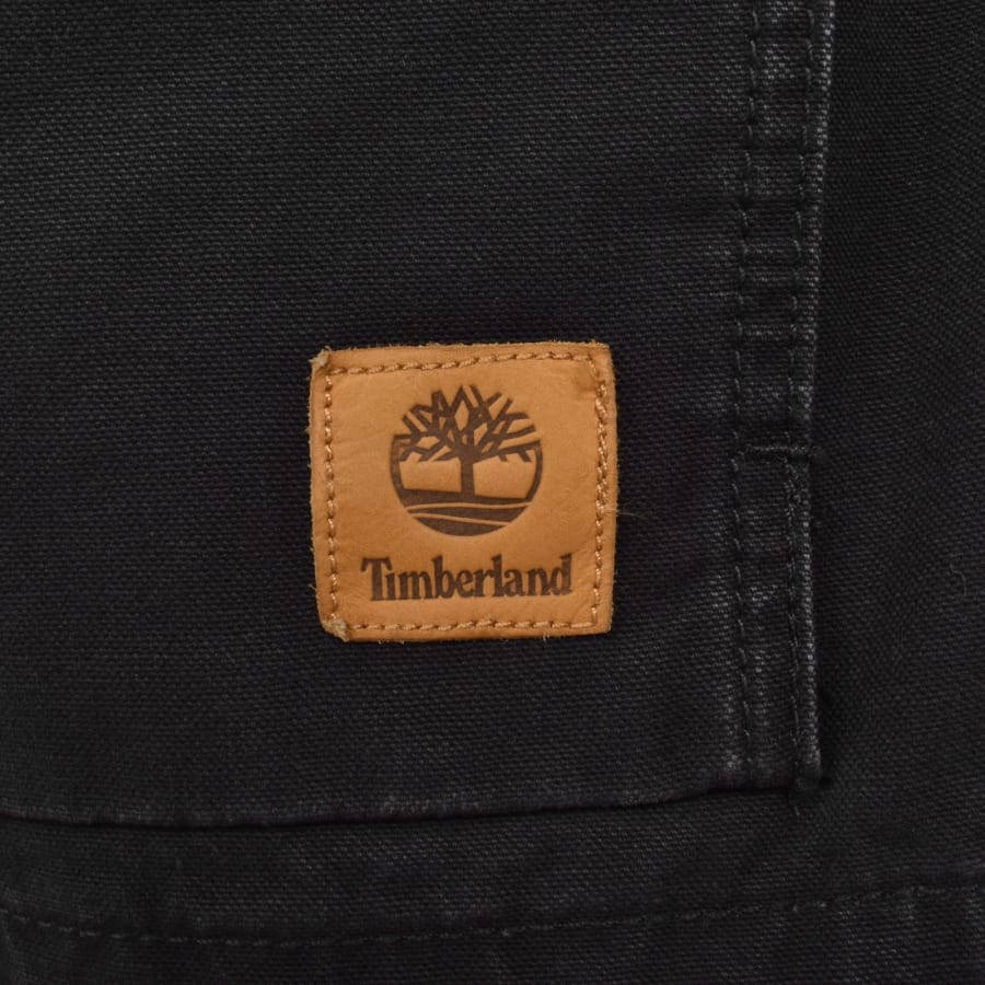 Image number 3 for Timberland Washed Canvas Gilet Black