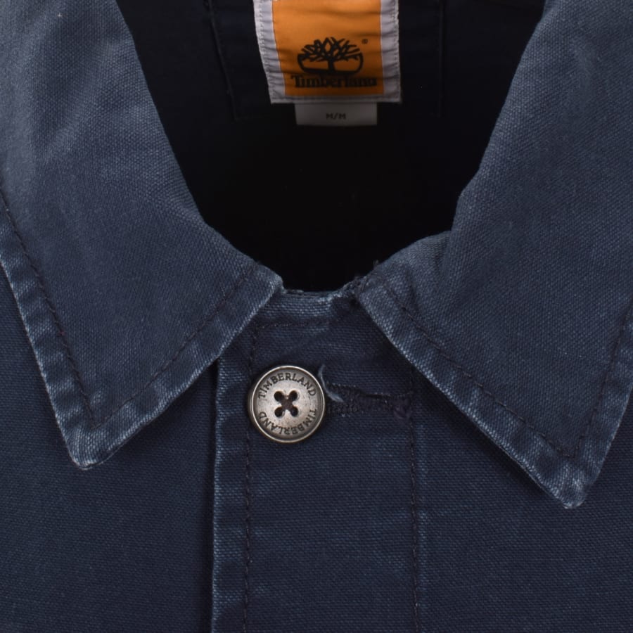 Image number 4 for Timberland Kempshire Canvas Chore Jacket Navy