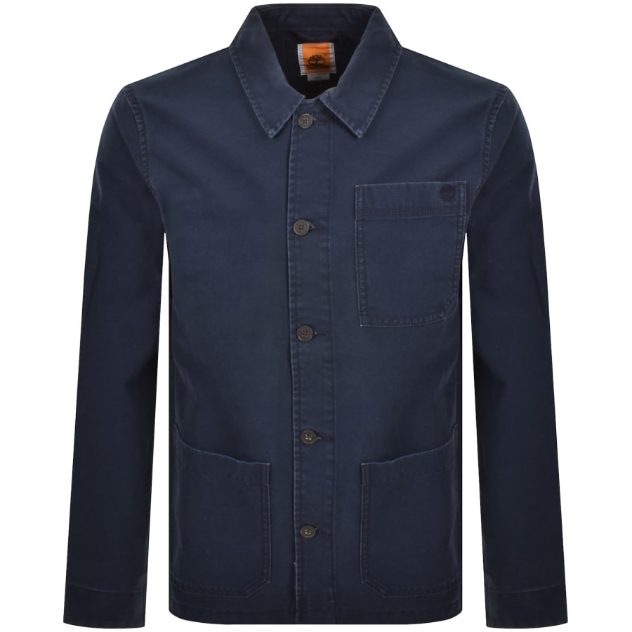 Image number 1 for Timberland Kempshire Canvas Chore Jacket Navy