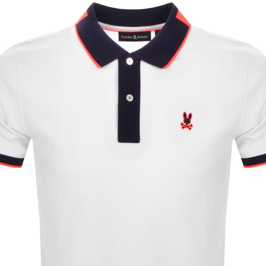 Image number 2 for Psycho Bunny Thatcher Pique Polo T Shirt White