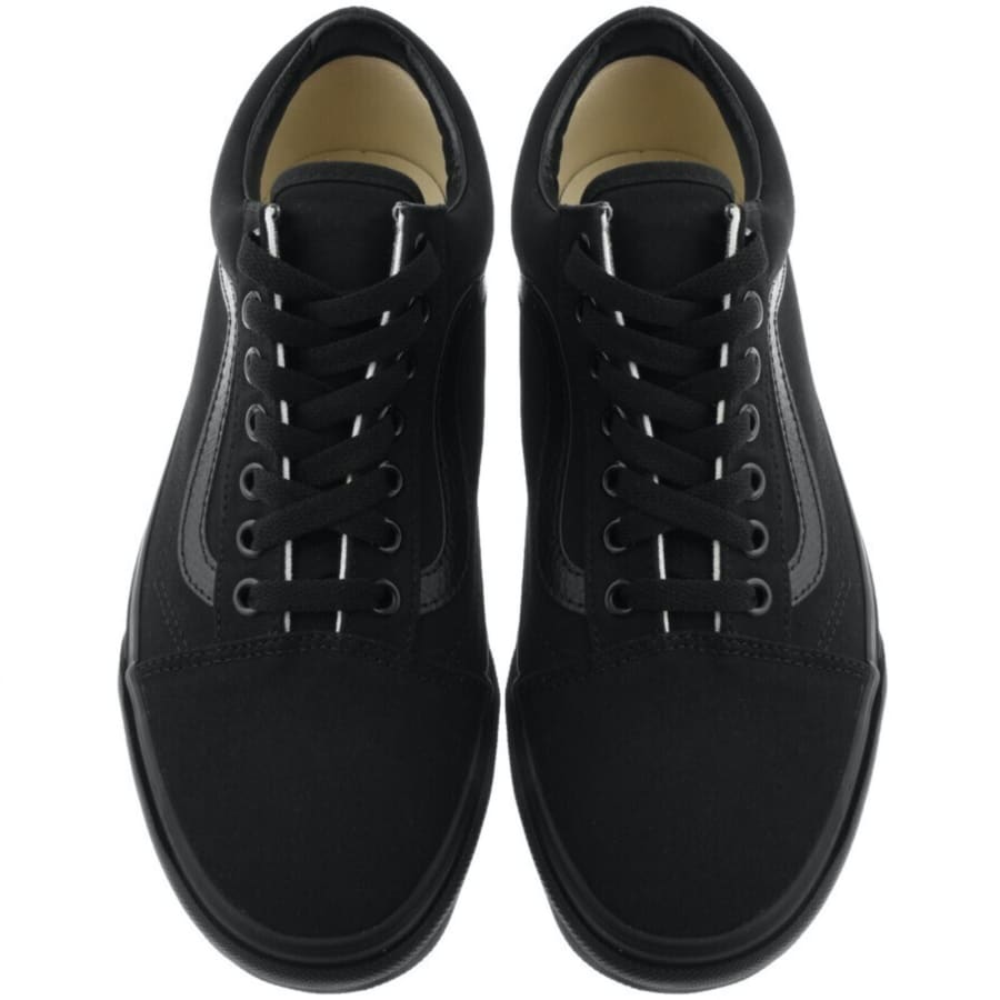 Image number 3 for Vans Old Skool Canvas Trainers Black