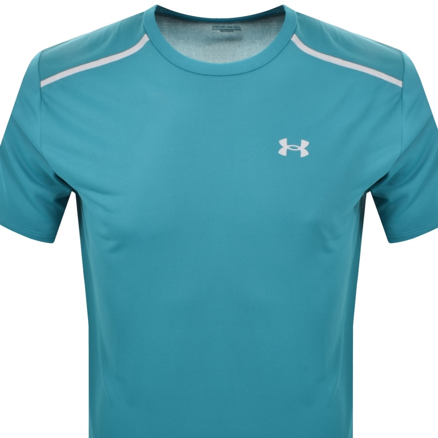 Image number 2 for Under Armour Tech Reflective T Shirt Green