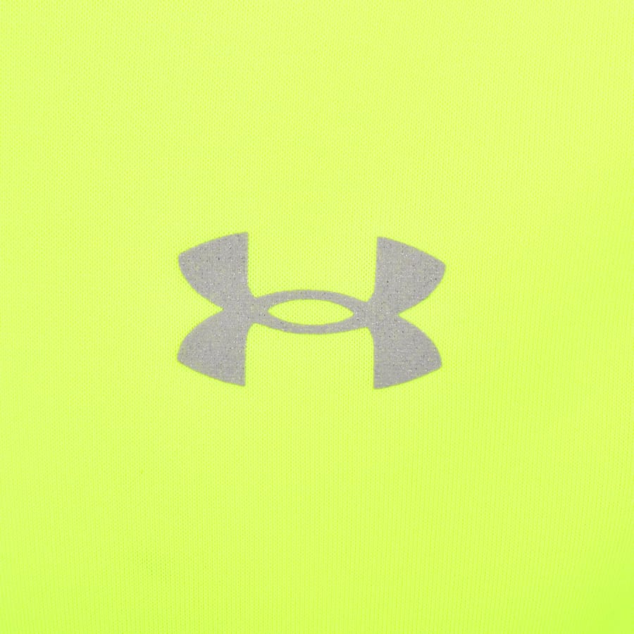 Image number 3 for Under Armour Tech Reflective T Shirt Yellow