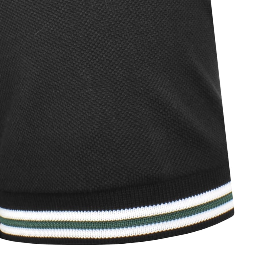 Image number 4 for Lacoste Tipped Polo T Shirt Black