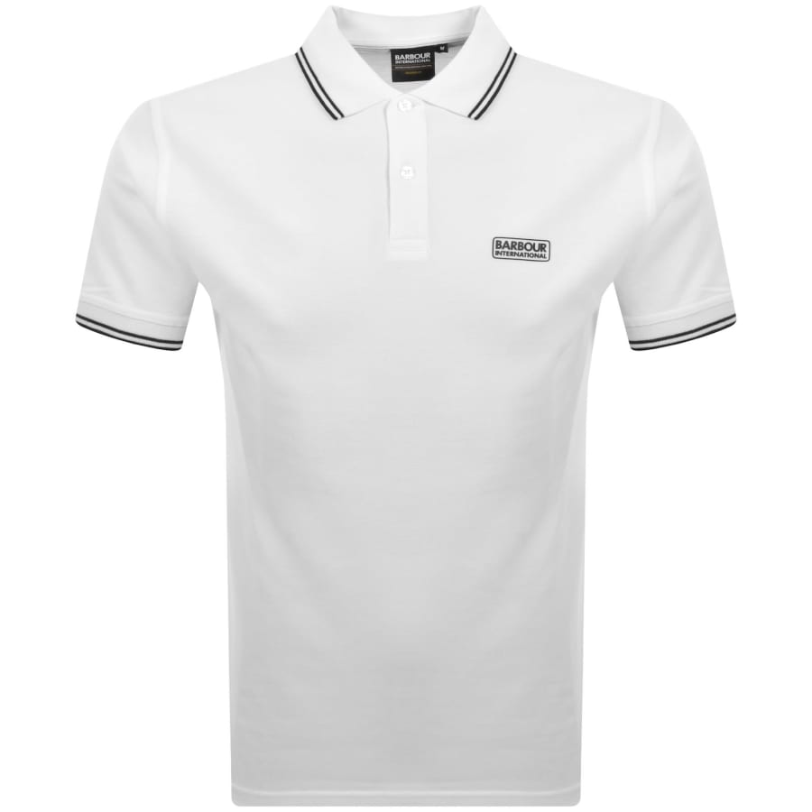 Image number 1 for Barbour International Evan Polo T Shirt White
