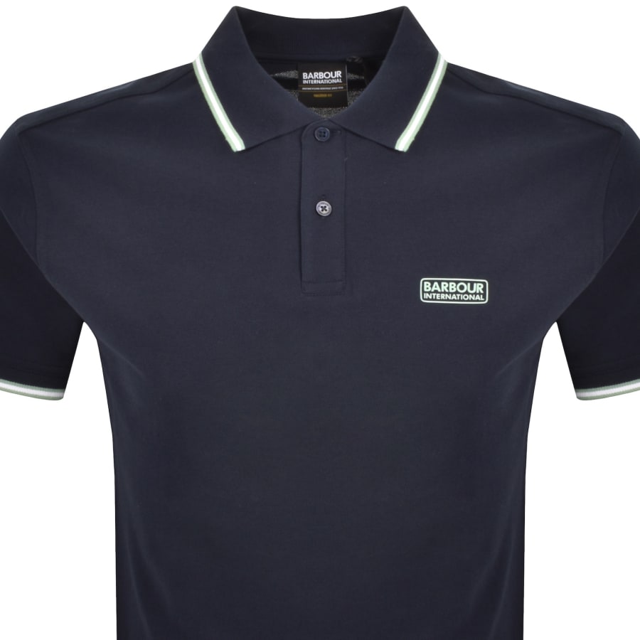 Image number 2 for Barbour International Evan Polo Sapphire Navy