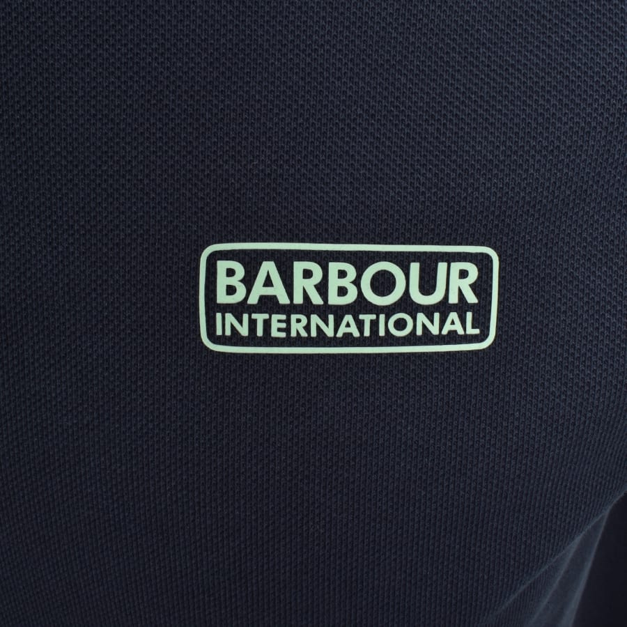Image number 3 for Barbour International Evan Polo Sapphire Navy