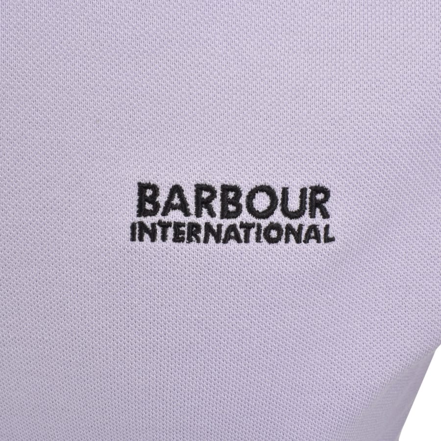 Image number 3 for Barbour International Lightweight Polo Purple