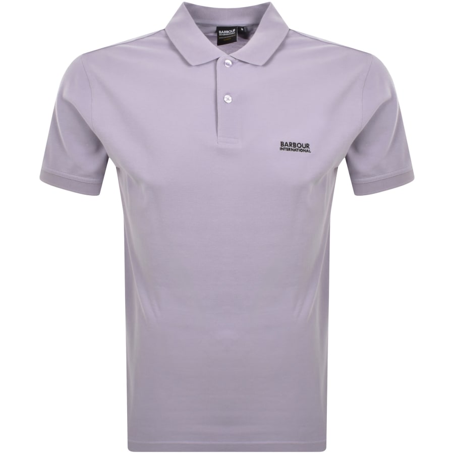 Image number 1 for Barbour International Lightweight Polo Purple