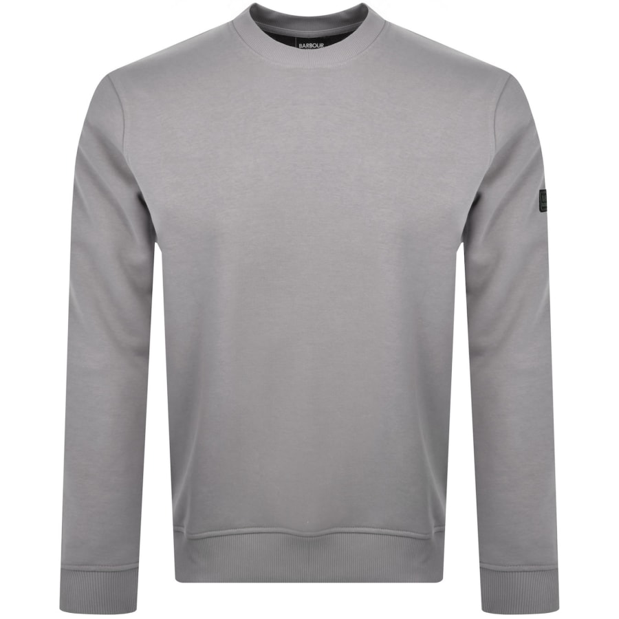 Image number 2 for Barbour International Outline Sweatshirt Grey