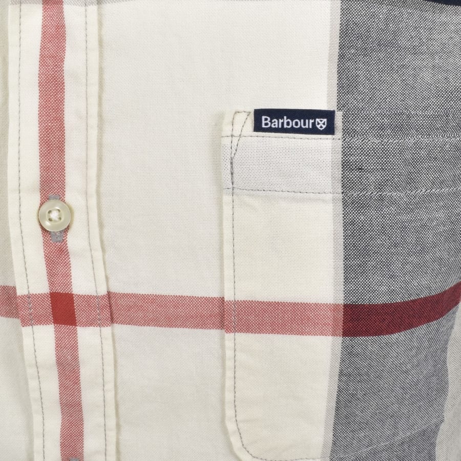 Image number 3 for Barbour Doughill Short Sleeve Shirt Grey