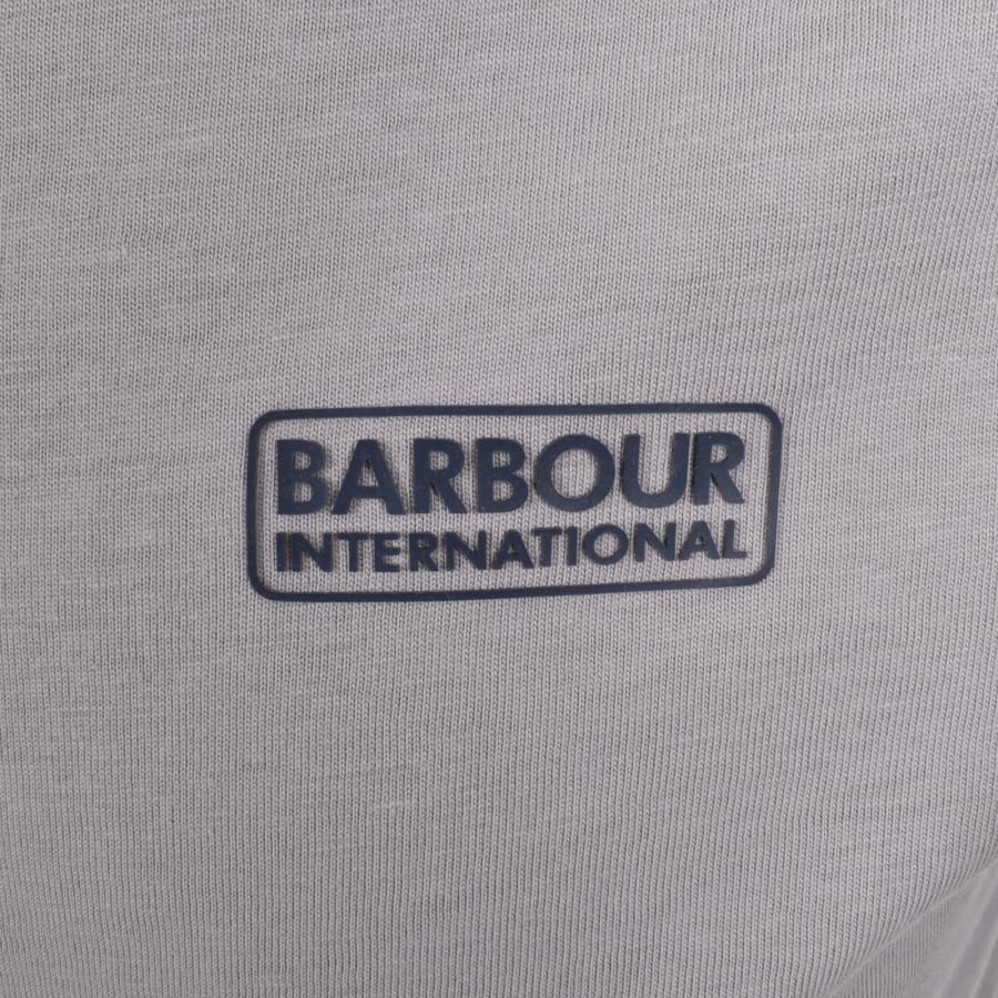 Image number 3 for Barbour International Deep Cuff T Shirt Grey