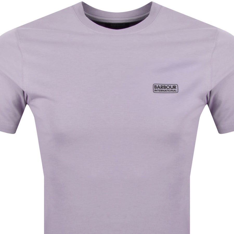 Image number 2 for Barbour International Small Logo T Shirt Purple