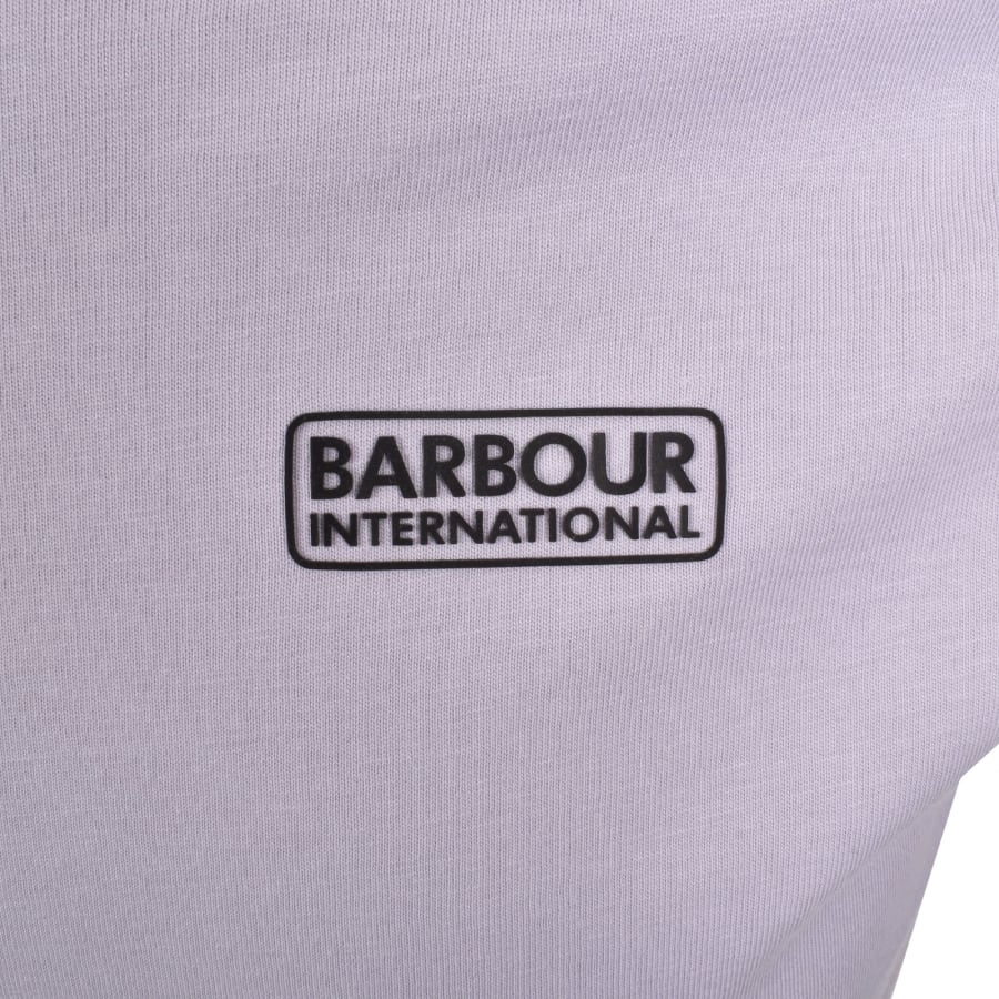 Image number 3 for Barbour International Small Logo T Shirt Purple