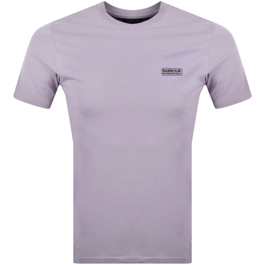Image number 1 for Barbour International Small Logo T Shirt Purple