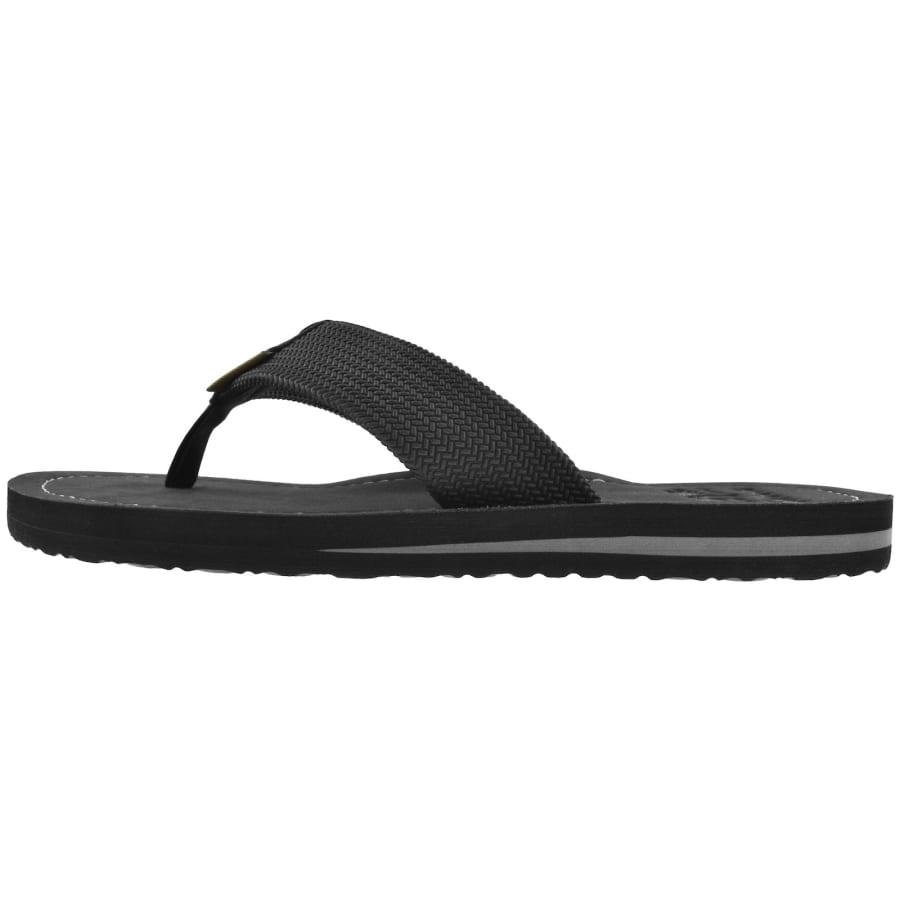 Image number 2 for Barbour Toeman Sandals Black
