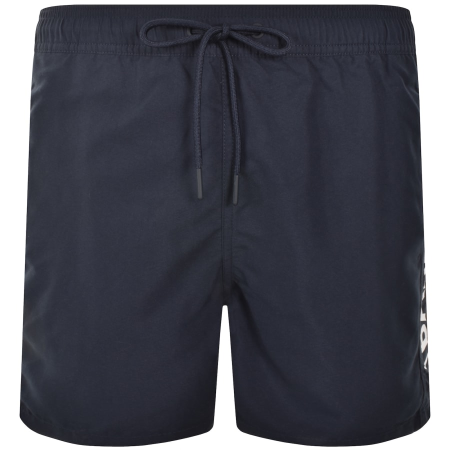 Image number 2 for Barbour International Logo Swim Shorts Navy