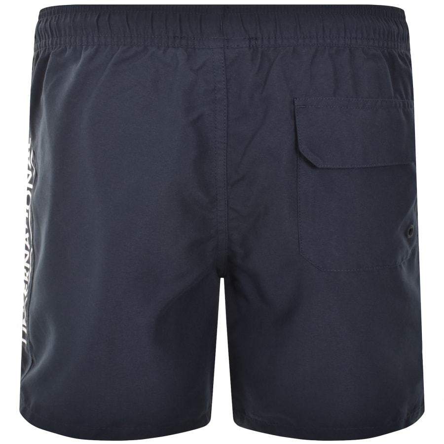Image number 3 for Barbour International Logo Swim Shorts Navy