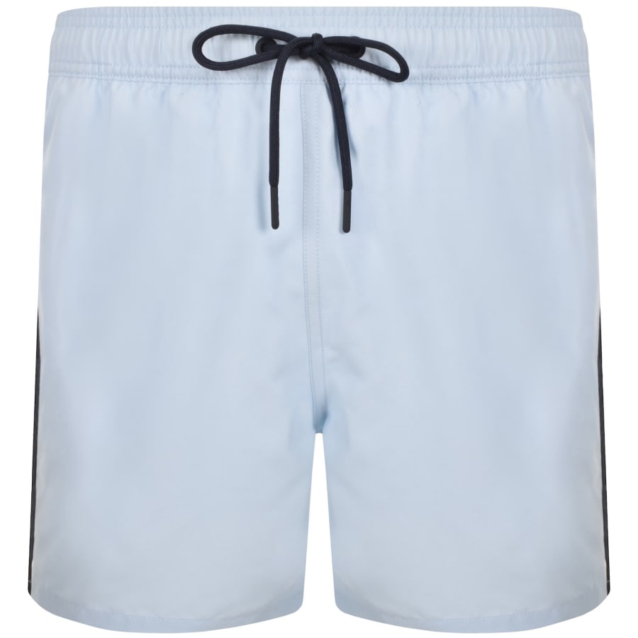 Image number 2 for Barbour International Logo Swim Shorts Blue