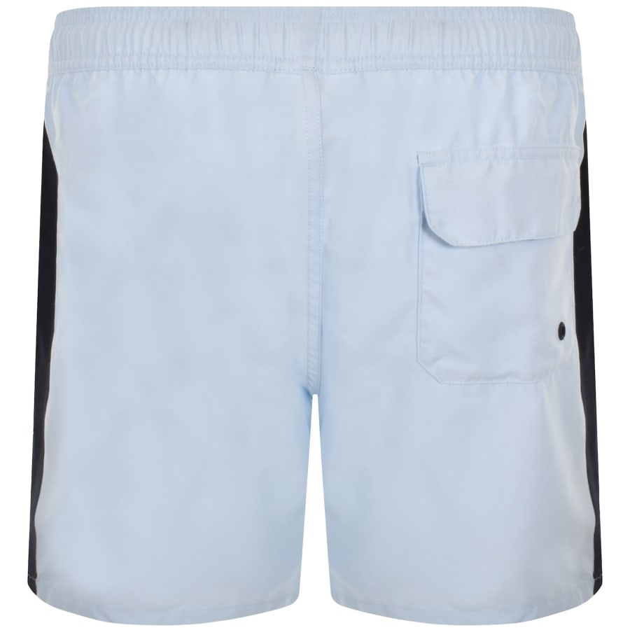 Image number 3 for Barbour International Logo Swim Shorts Blue
