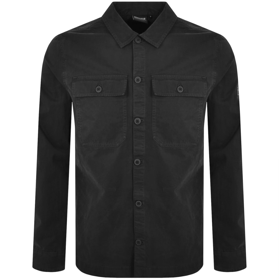 Image number 2 for Barbour International Arlo Overshirt Black