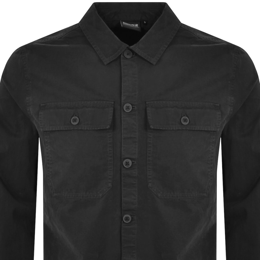 Image number 3 for Barbour International Arlo Overshirt Black