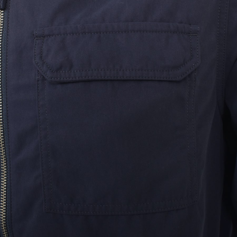 Image number 4 for Barbour International Maze Overshirt Navy