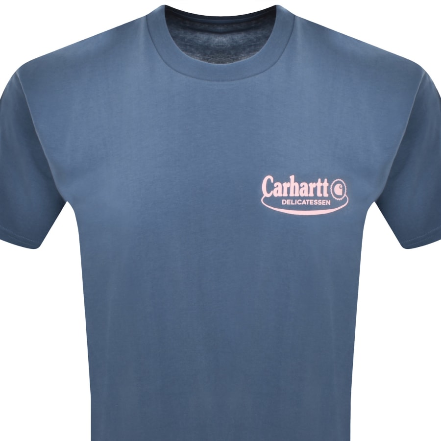 Image number 3 for Carhartt WIP Catalogue T Shirt Blue